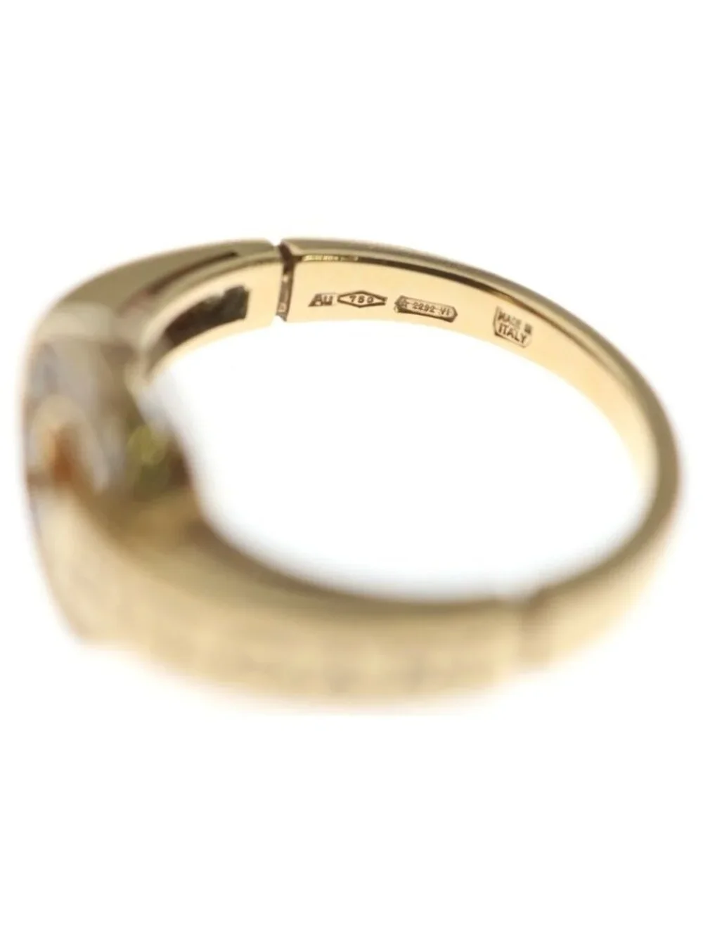 Bvlgari Diamond Ring Yellow Gold